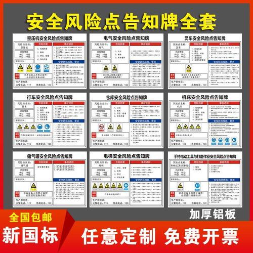 烤箱风险点告知牌告知卡工厂生产车间仓库机械电气设备标识标牌警